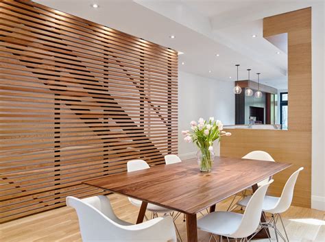 Wood Slat Wall (Types & Designs Gallery) .